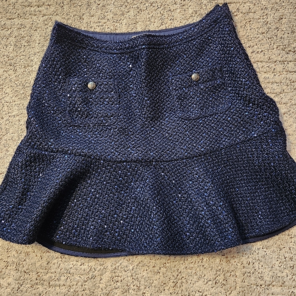 Adorable Sequin Loft Mini Skirt - Size 12P, NWT